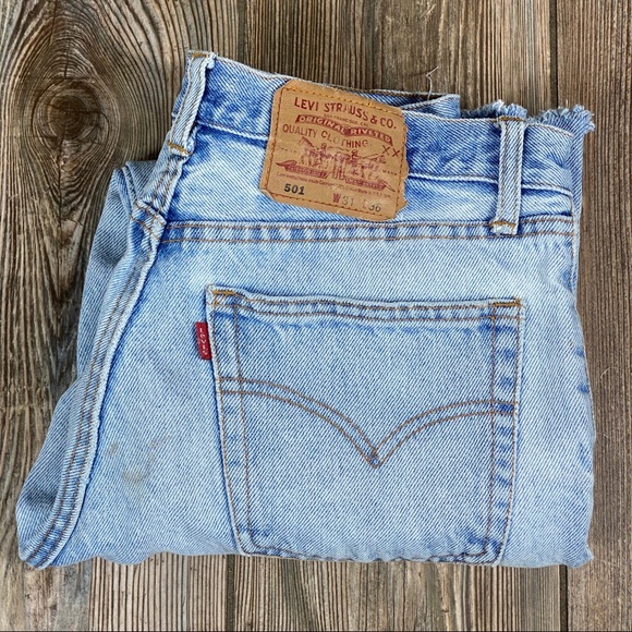 VTG 1997 Levi’s 501 Button Fly Denim Mom Jeans - Picture 10 of 10